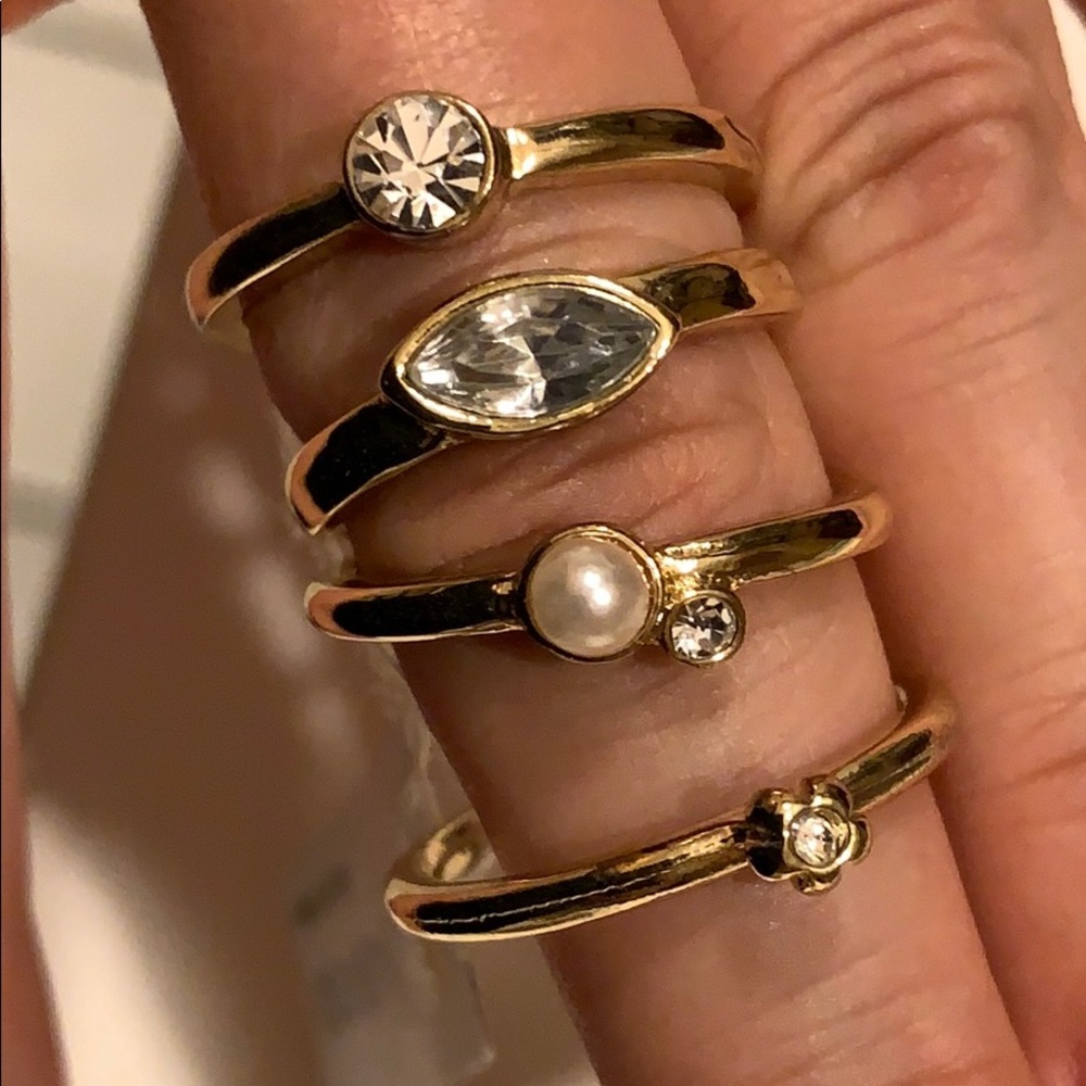 SOLD ❌ Gold stacking rings